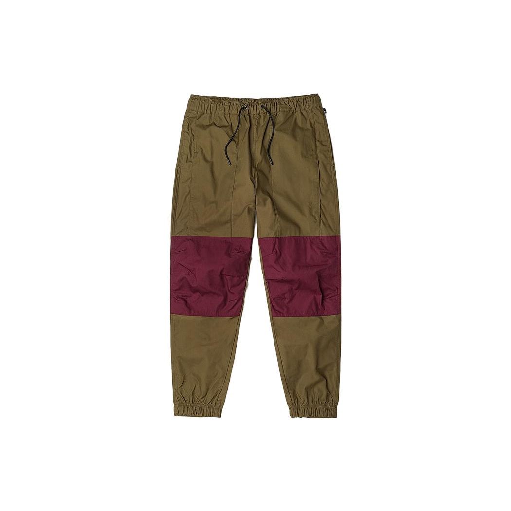 Timberland Color Block Outdoor Waterafstotende Broek met Boorden Heren bottoms Donker-Olijfgroen A6JQ1-302 XS