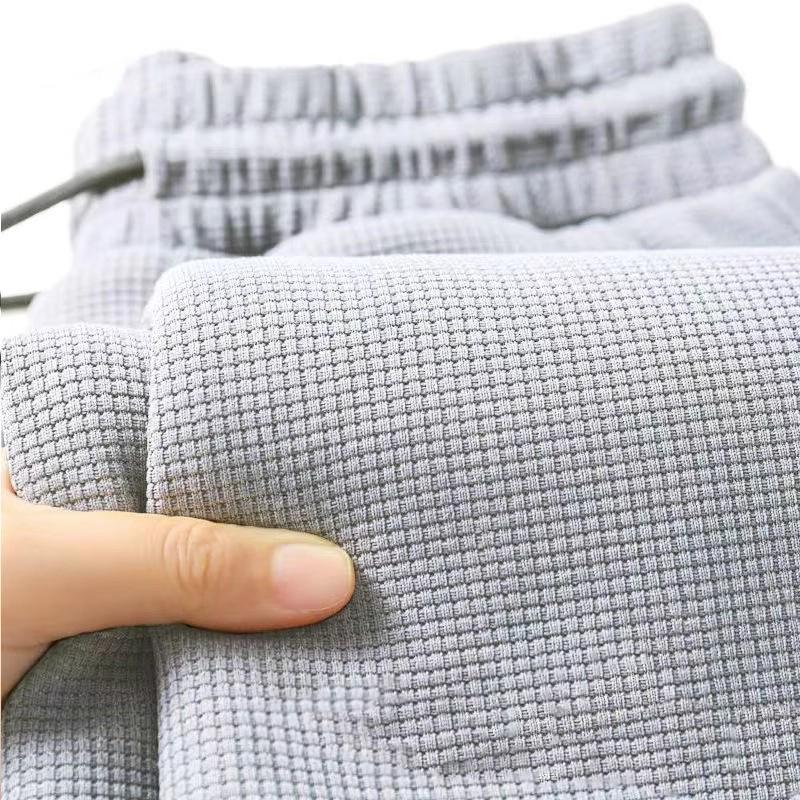 StrideBox Heren herfst losse wafel sport joggingbroek - duurzaam, vuilafstotend, casual kleding 3XL