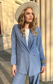 Jurkjes Oversized Fit Blazer Blue
