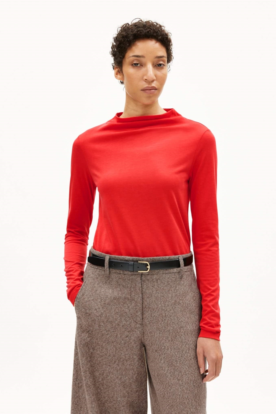 ARMEDANGELS Damen vegan Top Calunaa Rot