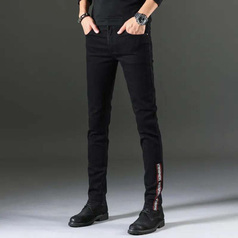 WTEMPO Winter Warm Fleece Heren Jeans Dikke Stretch Denim Jeans Rechte Pasvorm Broek Katoenen Broeken Heren 30