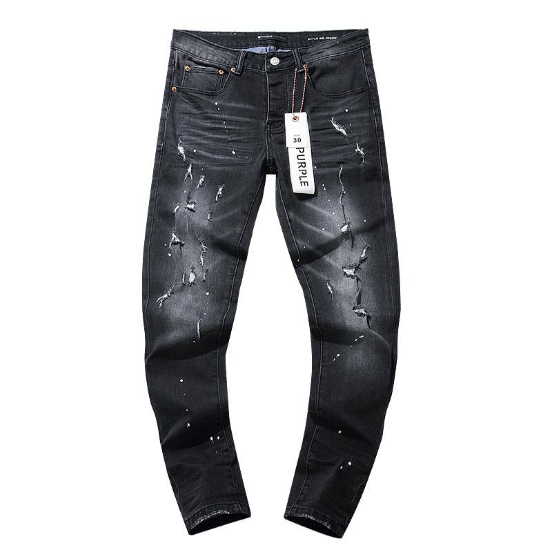 Tinicoo Blauwe Gescheurde Jeans High Street Casual Broek 30