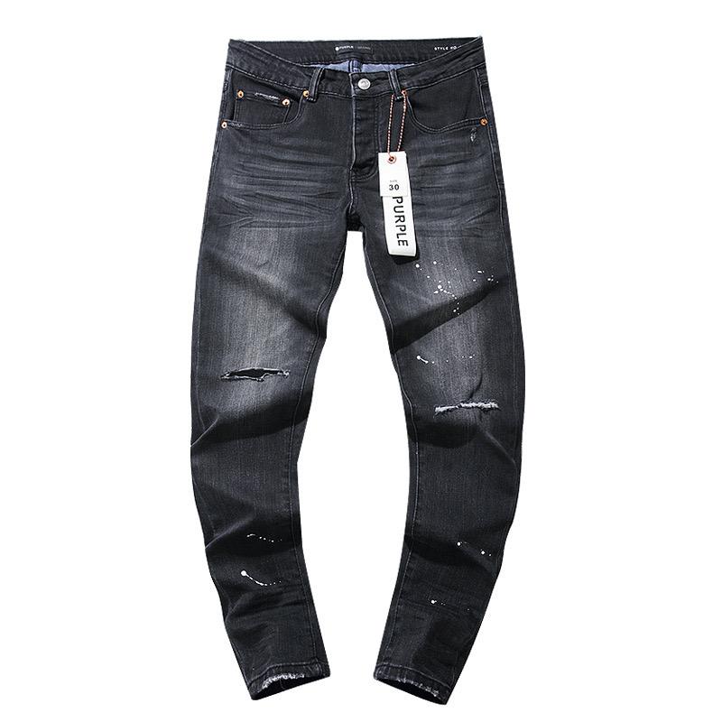 Tinicoo Blauwe Gescheurde Jeans High Street Casual Broek 32