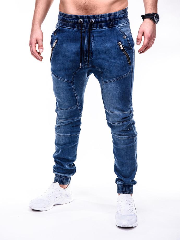 Got Now 2019 Trendy Heren Gewassen Denim Jogger Jeans - Europese & Amerikaanse Stijl Casual Broek M blauw