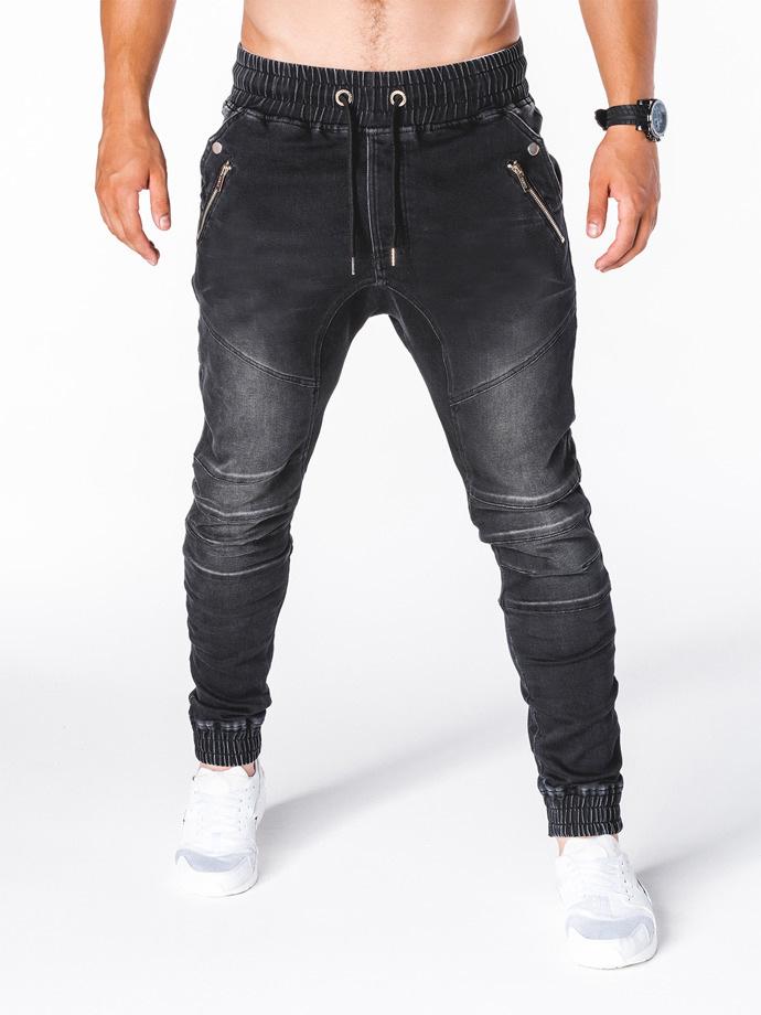 Got Now 2019 Trendy Heren Gewassen Denim Jogger Jeans - Europese & Amerikaanse Stijl Casual Broek M zwart