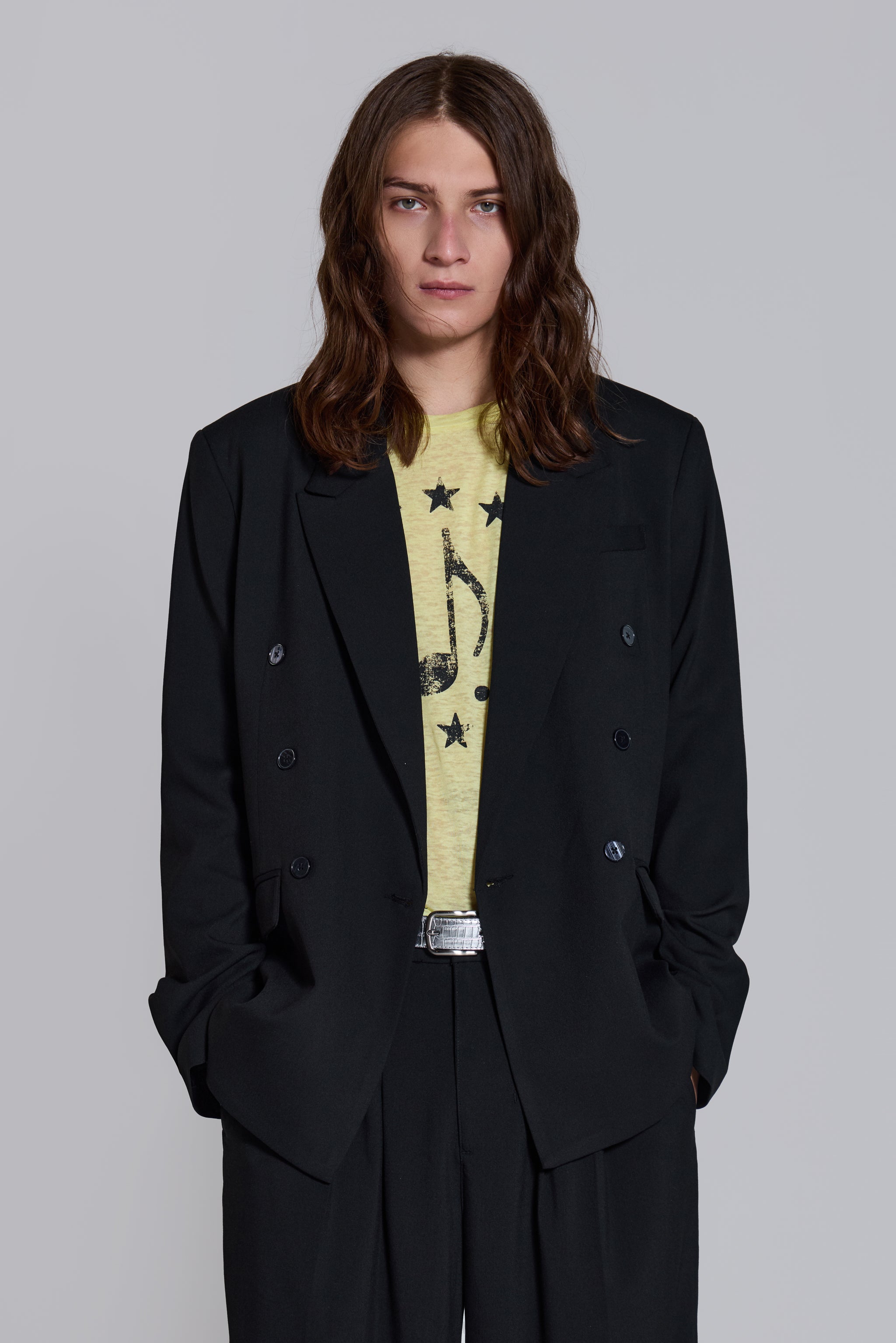 Jaded Man Goliath Double Breasted Boxy Blazer