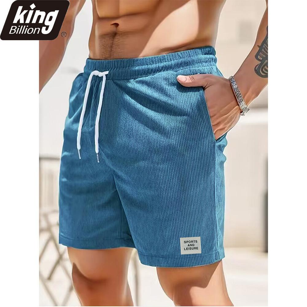 King Billion Heren Casual Shorts Mannelijke Bench Korte Broek Trekkoord Ontwerp Klassieke Buitenkleding Comfortabele Effen Kleur Joggingbroek Hardlopen Sport US XXL blauw
