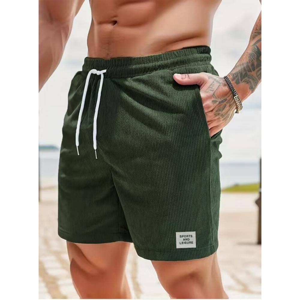 King Billion Heren Casual Shorts Mannelijke Bench Korte Broek Trekkoord Ontwerp Klassieke Buitenkleding Comfortabele Effen Kleur Joggingbroek Hardlopen Sport US XXL groen
