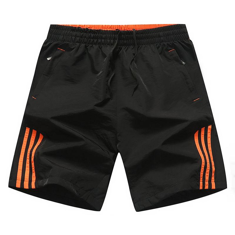 WTEMPO Running Fitness Sportshorts Heren Grote maat Casual strandbroek Zomer Dunne vijfpuntsbroek voor heren M oranje