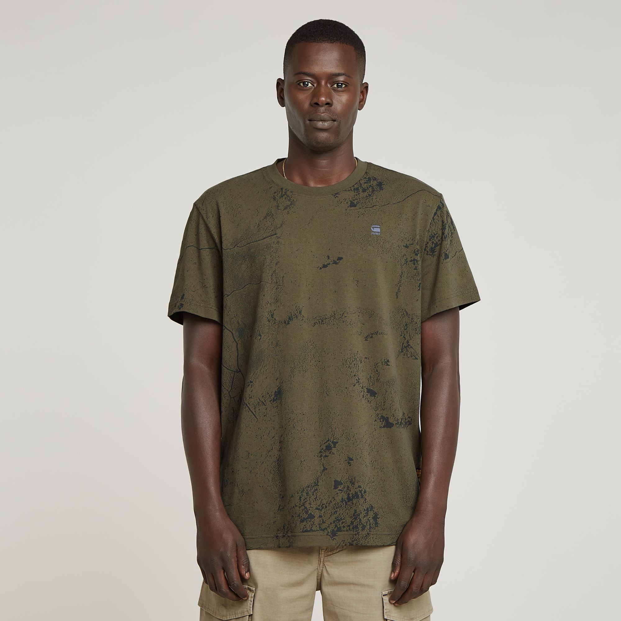 G-Star RAW Wash Allover T-Shirt - Meerkleurig - Heren