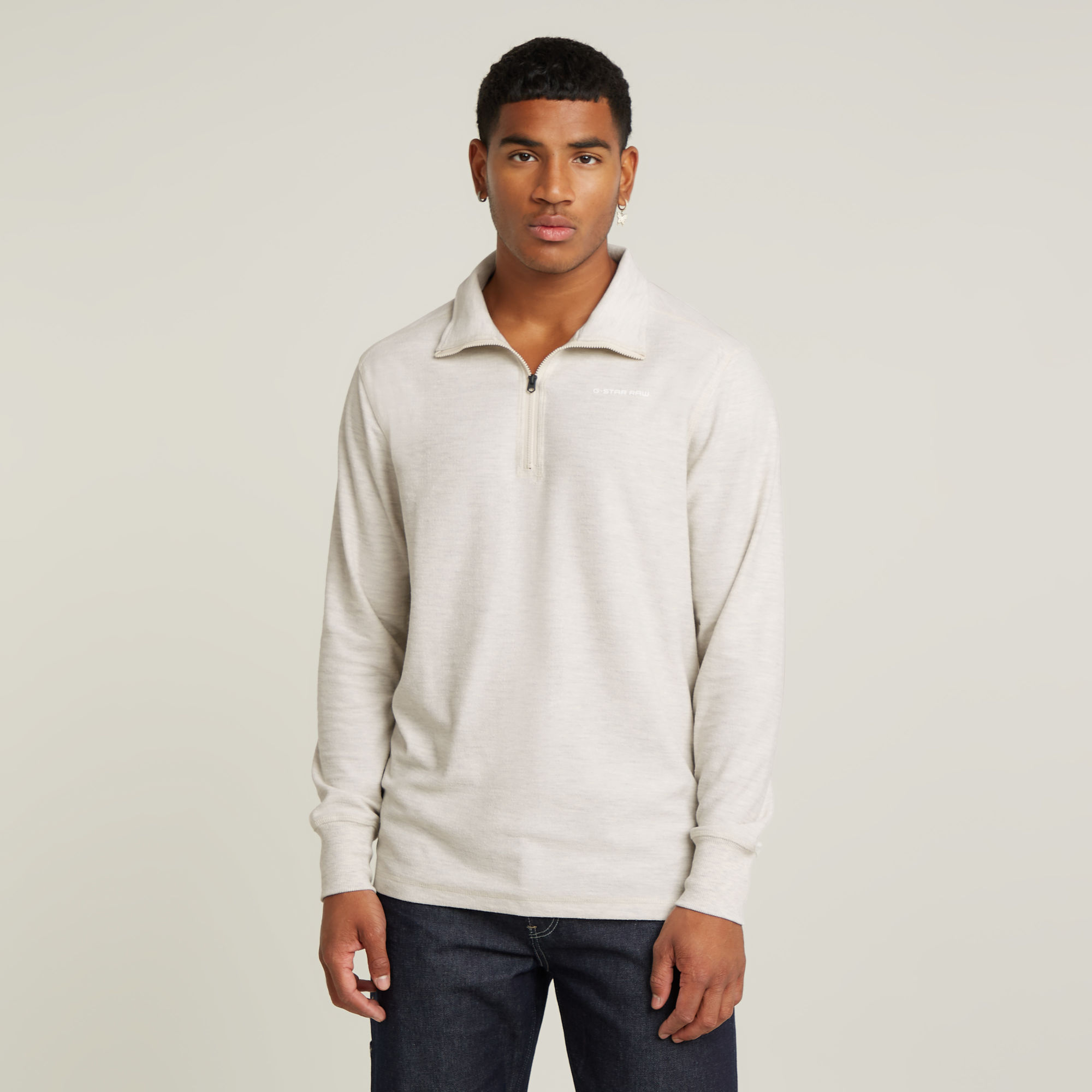 G-Star RAW Lightweight Astro Half Zip Sweater - Meerkleurig - Heren