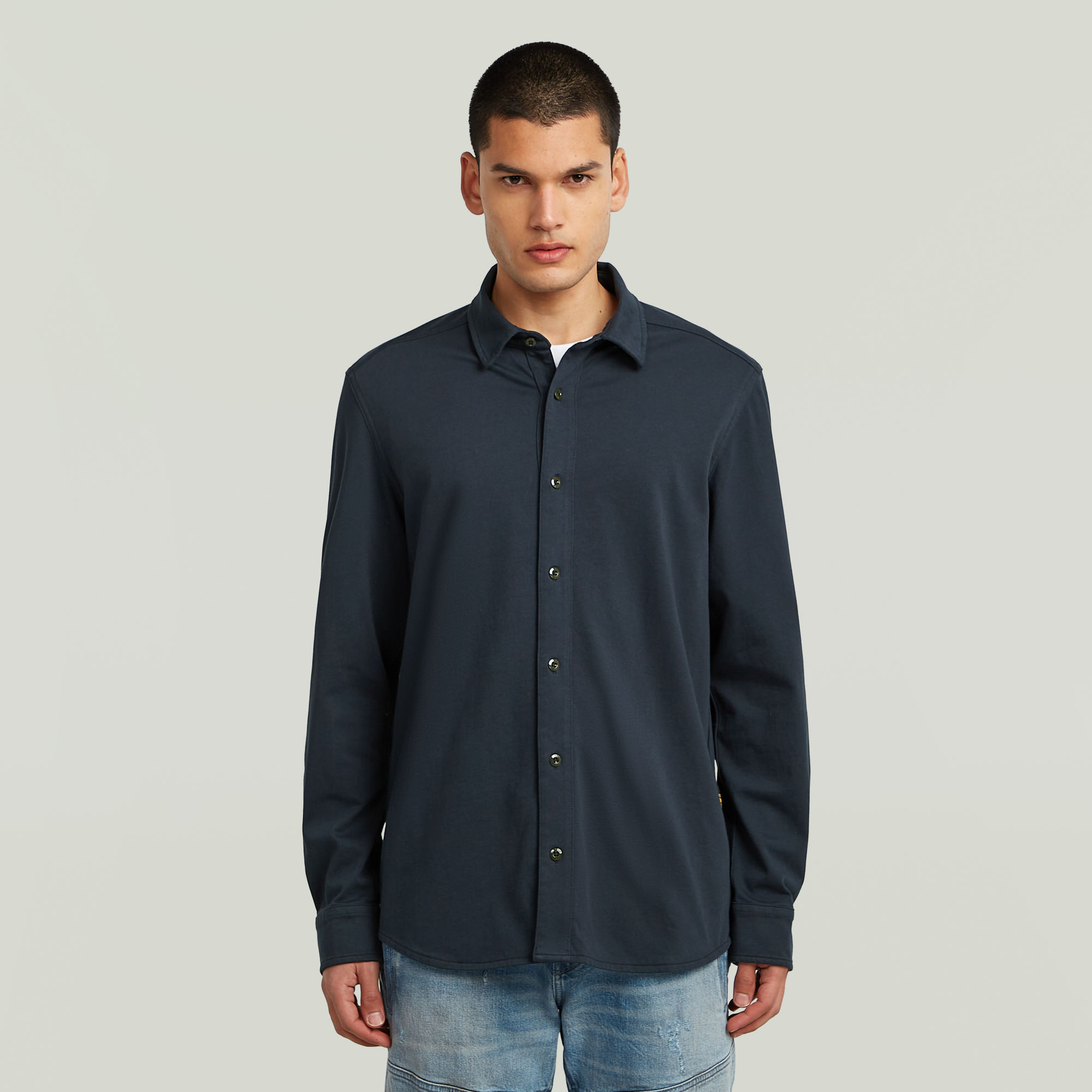 G-Star RAW Marine Jersey Shirt - Donkerblauw - Heren