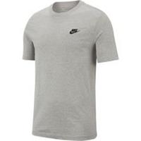 Nike Club T-Shirt Herren, hellgrau meliert, S