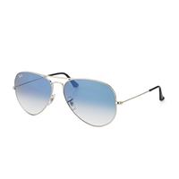 Ray Ban Aviator Large Metal RB3025 003/3F 62 silver / clear gradient blue
