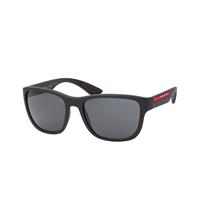 Prada Sport Zonnebril PS01US DG05S0 Zwart Rubber Grijs