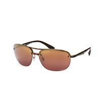 Ray-Ban Chromance RB4275CH Heren - Rechthoekig Havana Spiegel glazen