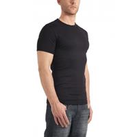 Garage Basic T-Shirt Round Neck Black Semi Bodyfit ( art 0301)