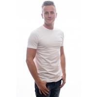 Slater Basic Fit T-Shirt Round Neck White Two Pack ( art 7500)