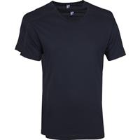 Alan Red Vermont T-shirts V-Ausschnitt Dunkelblau (2Pack) - GrÃ¶ÃŸe 3XL