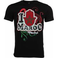 Local Fanatic  T-Shirt I Love Maroc