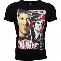Mascherano T-shirt Korte Mouw T-shirt - Scarface Frame Print