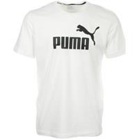 Puma Herren T-Shirt - Big Cat Logo, Baumwolle, einfarbig, weiß, XL