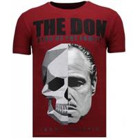 Local Fanatic  T-Shirt The Don Skull Strass