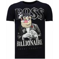 Local Fanatic  T-Shirt Billionaire Boss Strass