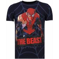 Local Fanatic T-shirt Korte Mouw The Beast Spider - Rhinestone T-shirt