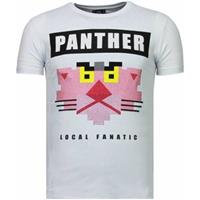 Local Fanatic T-shirt Korte Mouw Panther For A Cougar - Rhinestone T-shirt