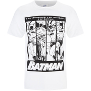 Geek Clothing DC Comics Batman Herren I am Batman T-Shirt - Schwarz  Weiß
