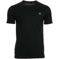 fredperry Fred Perry - Ringer Black - - T-Shirts