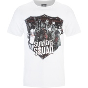 Geek Clothing DC Comics Suicide Squad Men's Sheild T-Shirt - Weiß  Weiß