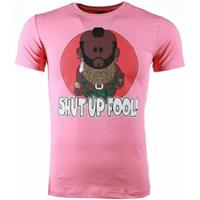 Local Fanatic  T-Shirt Ateam Mr.T Shut Up Fool Print