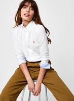 Polo Ralph Lauren Women's Heidi Skinny Long Sleeve Shirt - White - XS