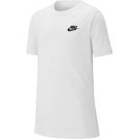 Nike T-Shirt NSW Futura - Weiß/Schwarz Kinder