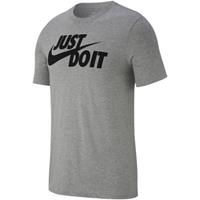 Nike T-Shirt "Just-Do-It"-Print, Baumwolle, für Herren, grau meliert, XL, XL