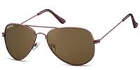 Montana Collection By SBG zonnebril unisex Aviator bruin (MP94D)