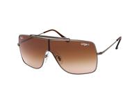 Ray-Ban Wings II RB3697 Heren - Rechthoekig Grijs Spiegel glazen