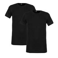 Alan Red Derby O-Ausschnitt T-Shirt Black (2er-Pack) - GrÃ¶ÃŸe 3XL