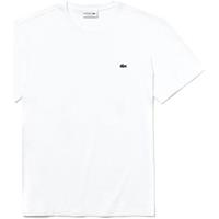 Lacoste Katoenen T-shirt met ronde hals en pima-shirt