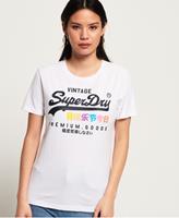 Superdry Premium Goods T-Shirt mit Flockprint