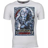 Mascherano T-shirt Korte Mouw T-shirt - Chucky Poster Print