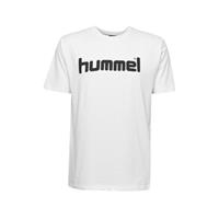 hummel hmlGO Baumwoll Logo T-Shirt kurzarm white