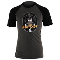 Primal The Night Shjift T-Shirt - Grau/Schwarz