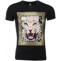 Mascherano T-shirt Korte Mouw T-shirt - Tijger Print