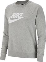 Nike Sweatshirt NSW Essential Fleece Crew - Grijs/Zilver/Wit Dames