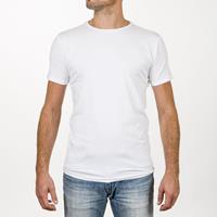 Duurzame T-shirts wit Ronde hals 2-pack - maat L (S t/m XXL)