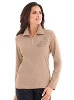 Your Look... for less! Dames Poloshirt beige Größe