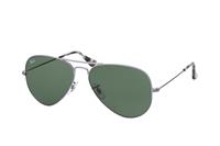 Ray-ban Ray Ban Aviator classic Uniseks Sunglasses Gläser: Groen, Frame: Grey metal - RB3025 919031 58-14